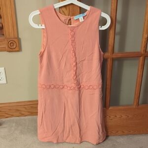 Elegant Peach Mini Dress